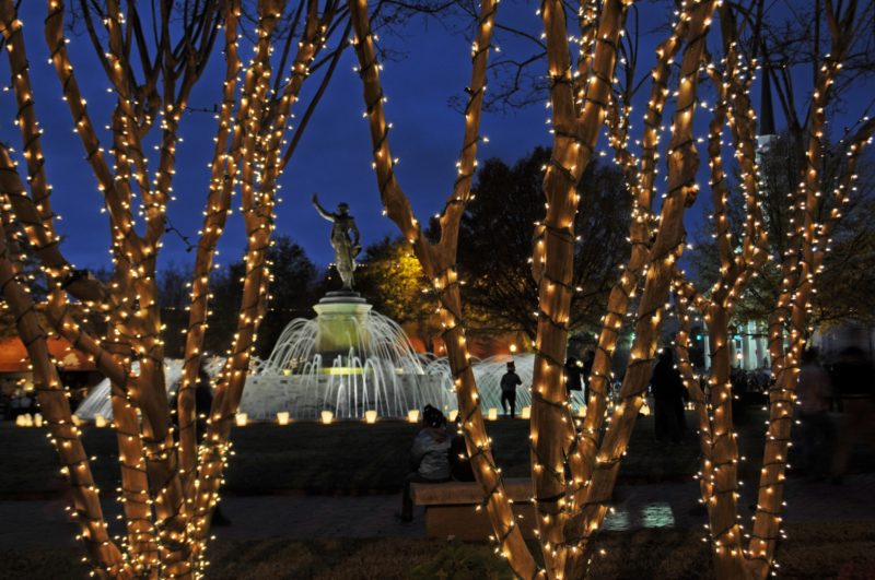 Lee Cathey LaGrange Square at Night