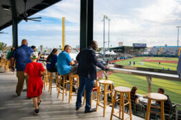 Jackie Robinson Ballpark is the oldest operating ballpark in the minor league baseball system and is home to the Daytona Tortugas minor league team, a Class Single-A affiliate of the Cincinnati Reds. | Photo Credit: Daytona Beach Area Convention and Visitors Bureau