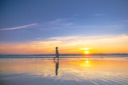 The 23 miles of white-sand beaches in the Daytona Beach area are open to pedestrians 24/7 with free access. | Credit: Daytona Beach Area Convention and Visitors Bureau