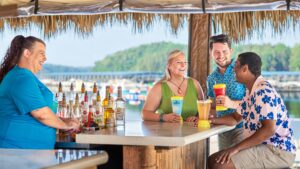 Margaritaville’s laid-back vibe is a great escape for families and couples. | Photo Credit: Lake Lanier CVB